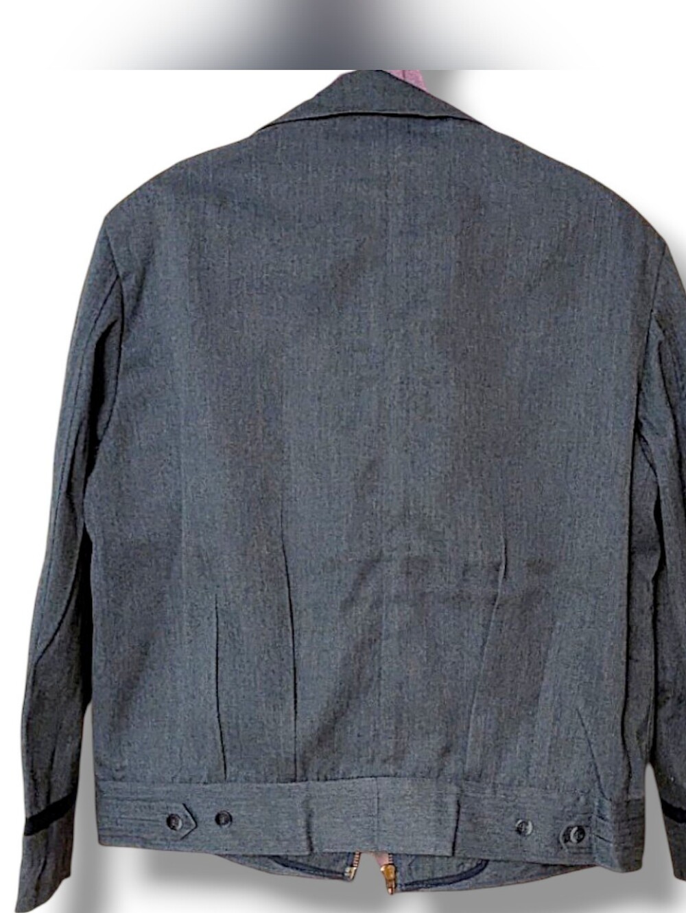 Vintage Postal Carrier Uniform Denim WestPoint Jacket - L/XL - Picture 3 of 5